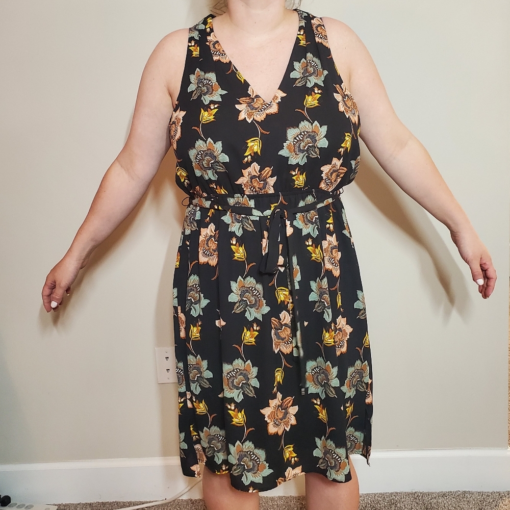 Floral print dress
